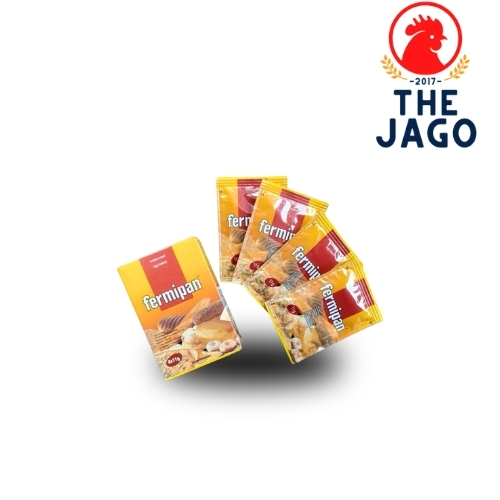 

Fermipan 1 Sachet (11gr) Ragi Instan Pengembang Roti Donat Bakpau Anti Gagal Halal