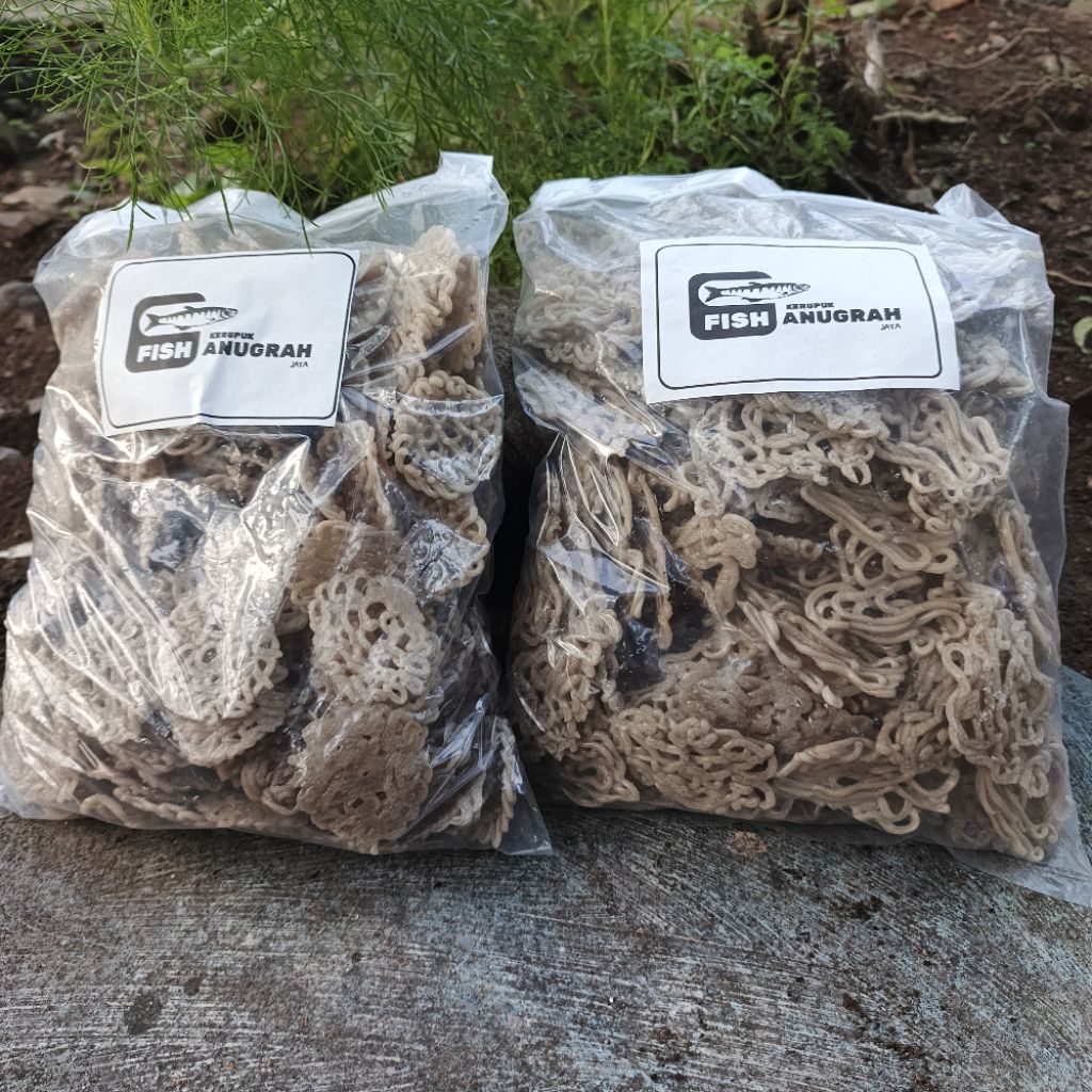 

Kerupuk Mentah Kerupuk ikan Tengiri Kemasan 2 KG