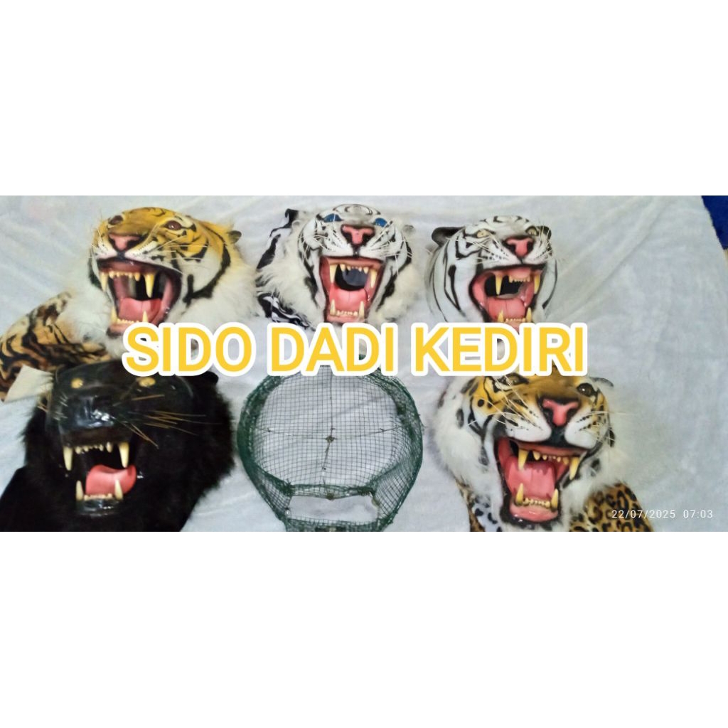 KEPALA MACAN KEPALA HARIMAU TOPENG MACAN TOPENG SINGA