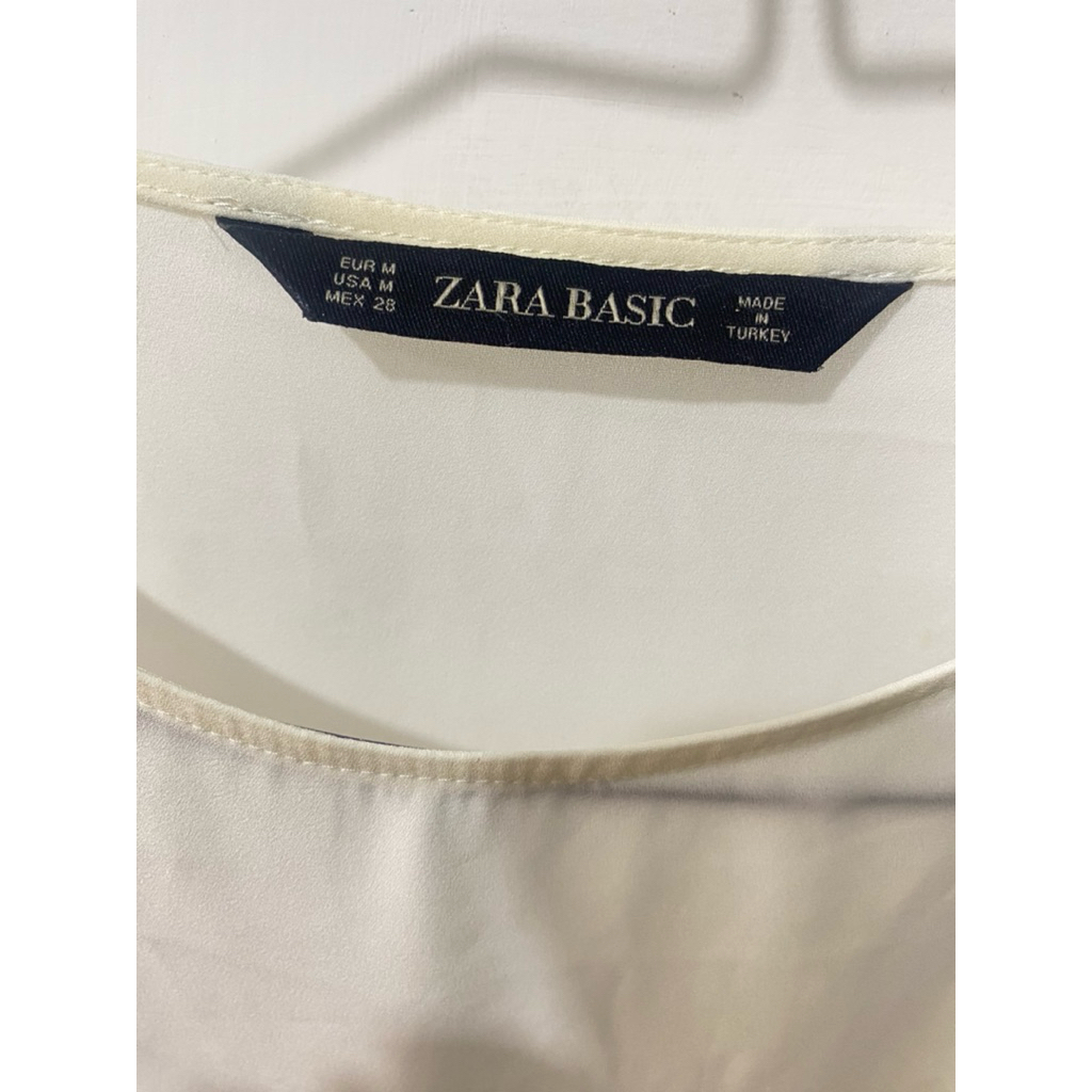 Atasan blouse putih zara