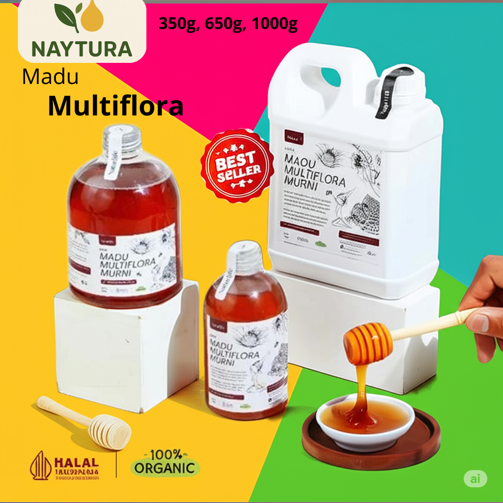 

Naytura - Madu Multiflora Asli 100% Murni - Madu Alami untuk Imun, Diet & Kesehatan | Halal