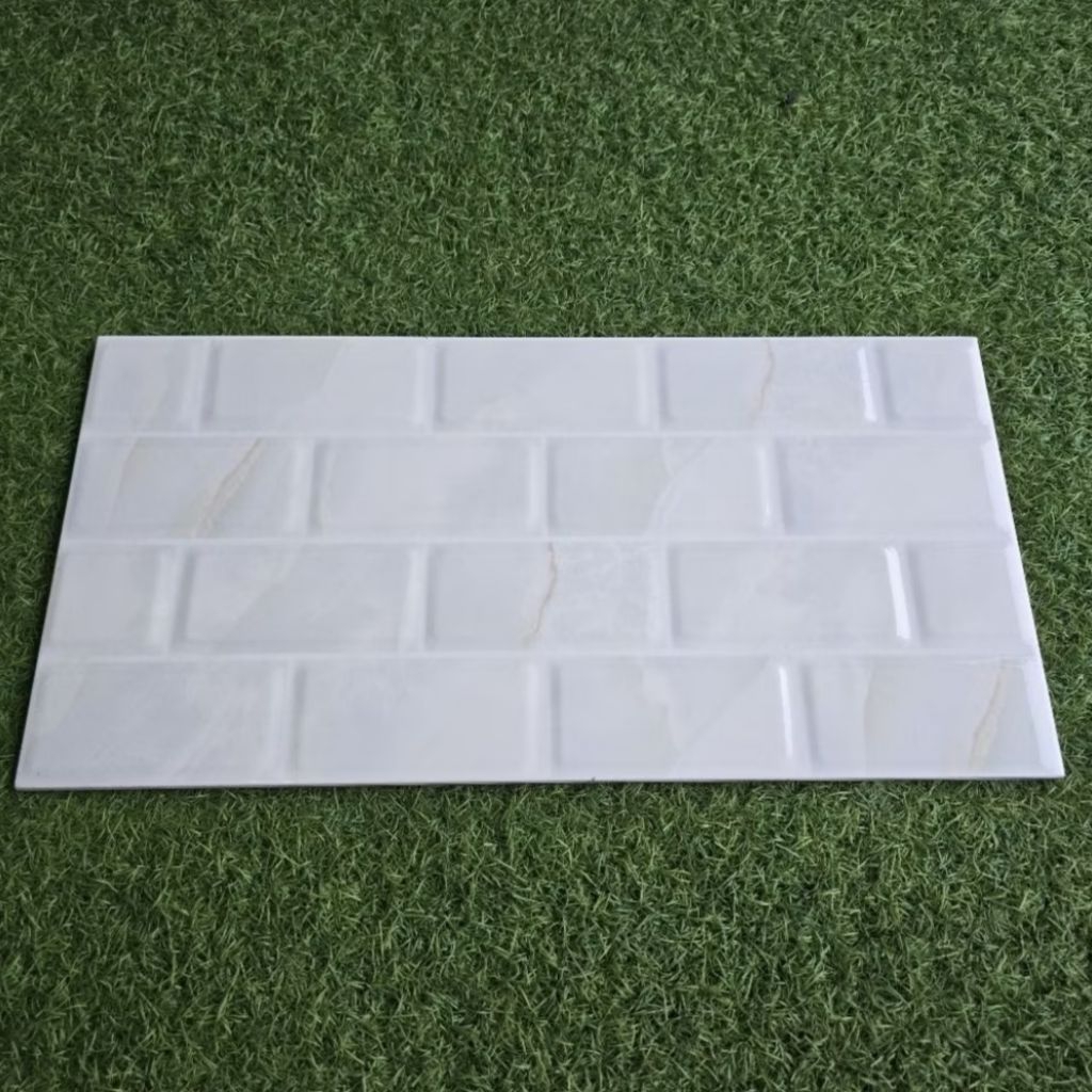 (Ongkir Diluar Aplikasi) Keramik Dinding Glossy Motif Bata 25x50 BRICA ONYX Concord