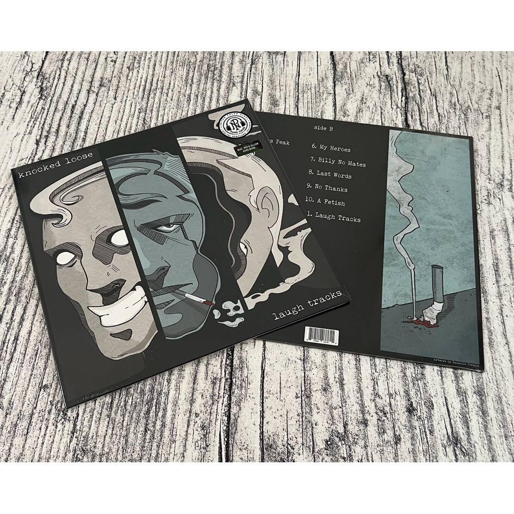 Vinyl Piringan Hitam Knocked Loose - LAUGH TRACKS  Official Merchandise