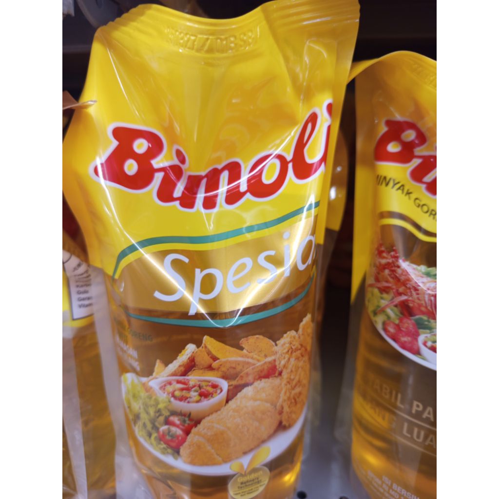 

Bimoli minyak goreng kemasan pouch 1 Liter