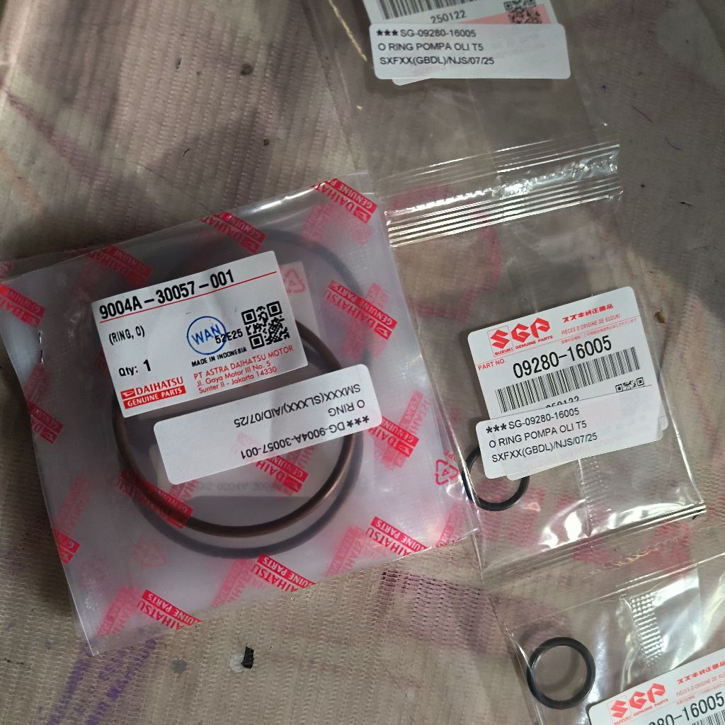 oring rumah filter oli Avanza Xenia O ring