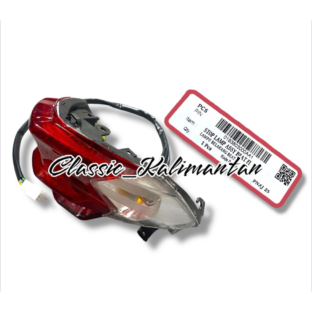 STOPLAMP ASSY HONDA STOPLAMP SET BEAT FI LAMPU BELAKANG BEAT FI WIN