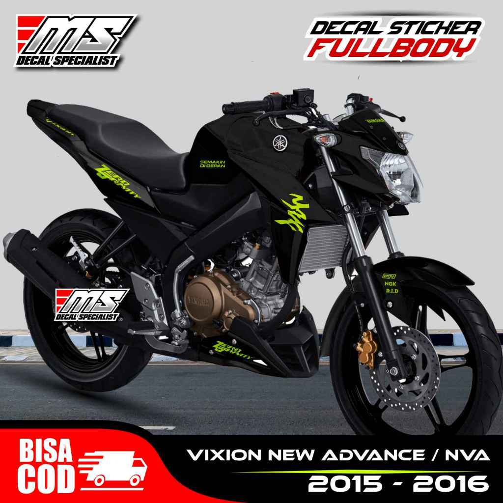 Decal Sticker Yamaha Vixion NEW Advance/ NVA full body - decal vixion NVA