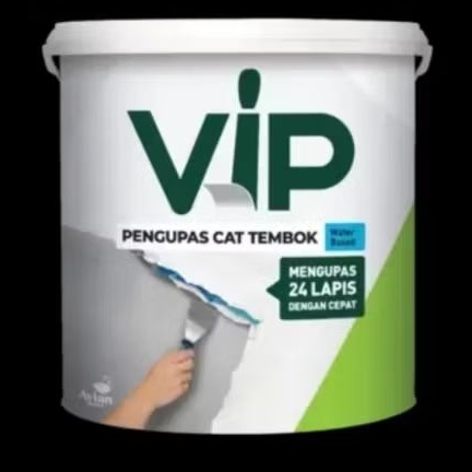 AVIAN VIP REMOVER WATERBASED PENGUPAS CAT TEMBOK SAMPAI 24 LAPIS UKURAN 1KG