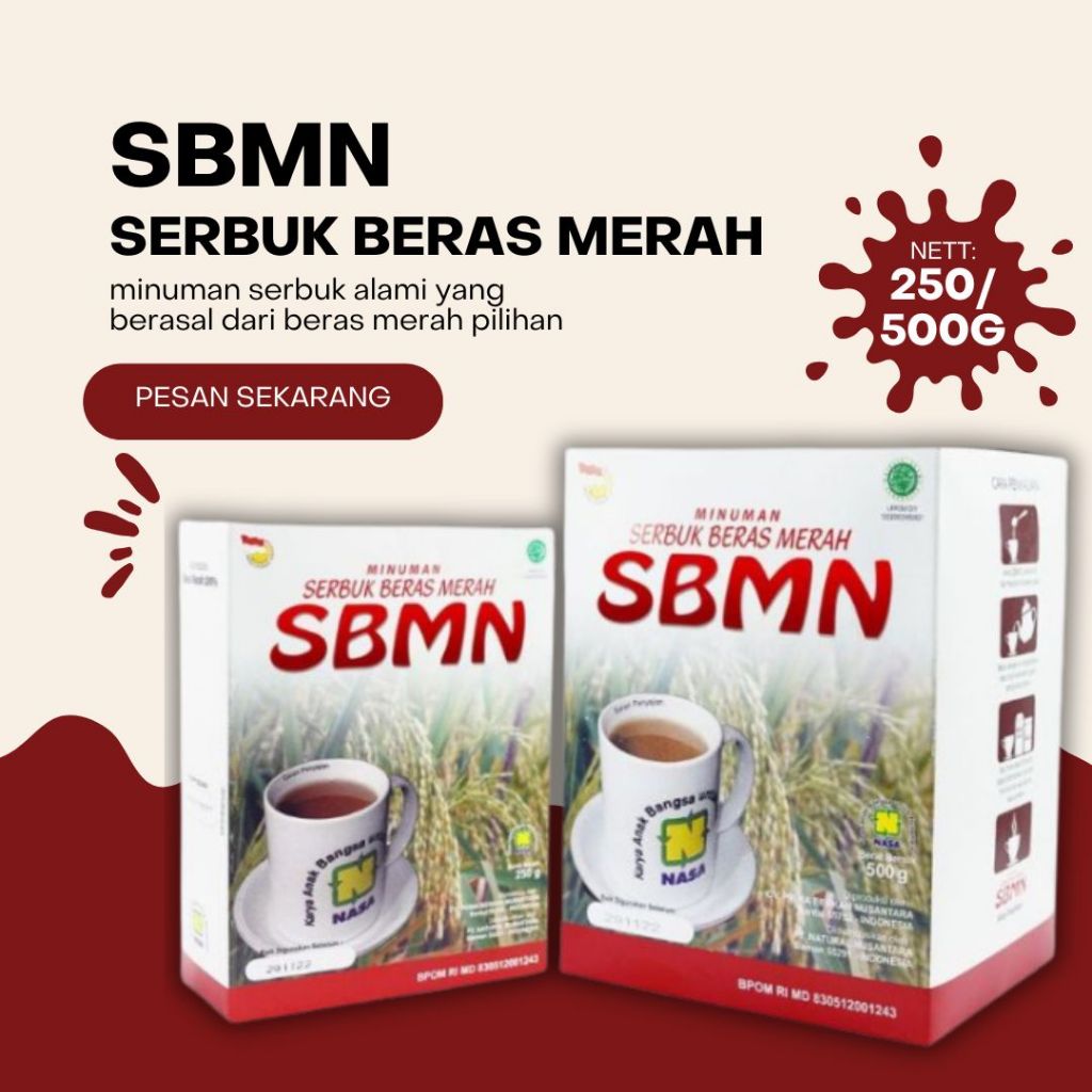 

Minuman Serbuk Beras Merah – Serat Tinggi untuk Diet, Pencernaan Lancar & Stamina Sehari-hari