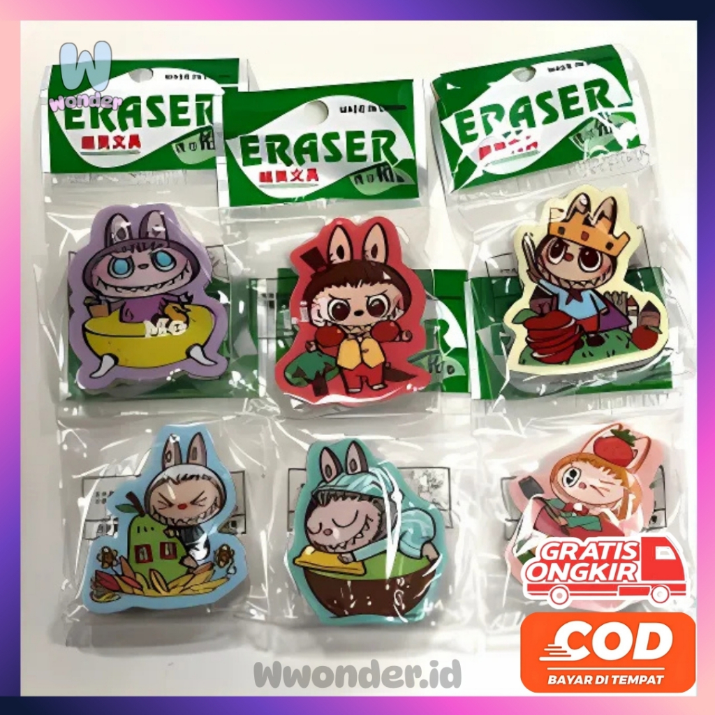 

WW Eraser/Penghapus Lucu Motif Labubu AT44