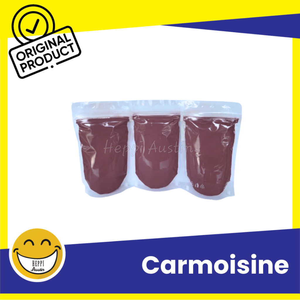 

Pewarna Makanan Merah Carmoisine 100 GRAM