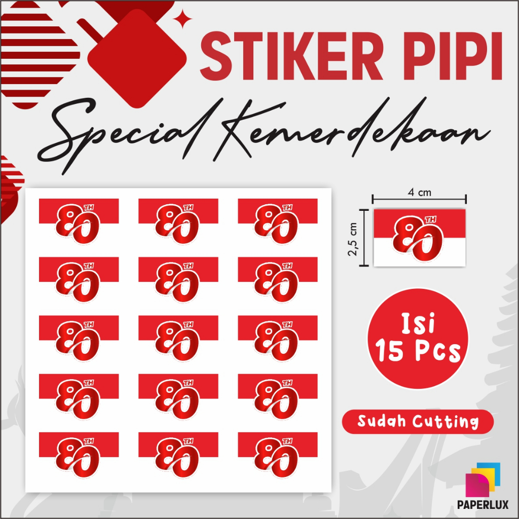 

STIKER PIPI MERAH PUTIH READY MURAH - TEMPELAN PIPI MERAH PUTIH AGUSTUSAN [MERAH PUTIH 80]