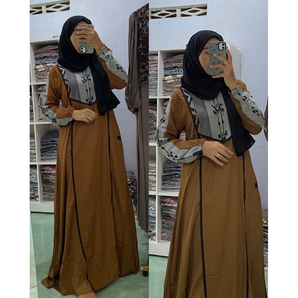 ANJANI STORE by ANJANI SABILA // GAMIS TWILL UNIQLO