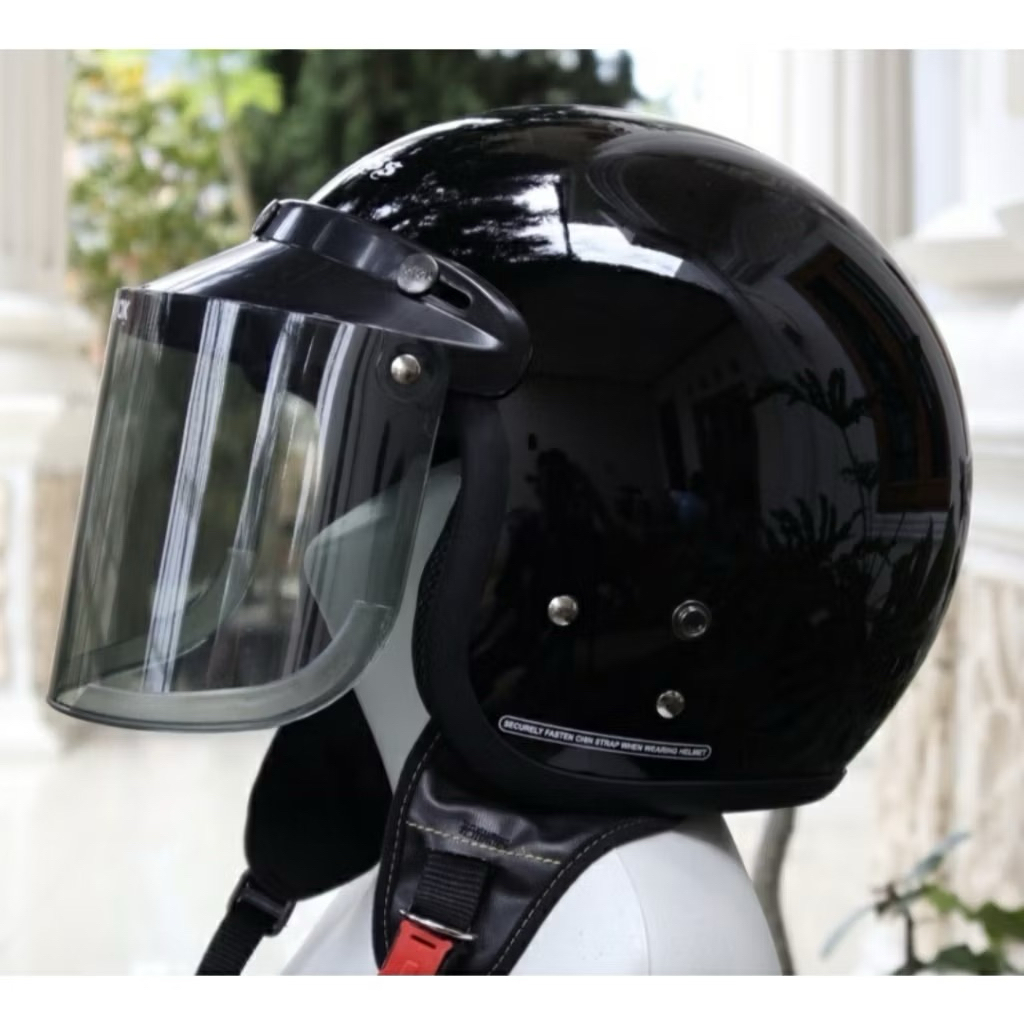 HELM CARGLOSS PREMIUM SNI // FREE KACA  //FULL LEHER