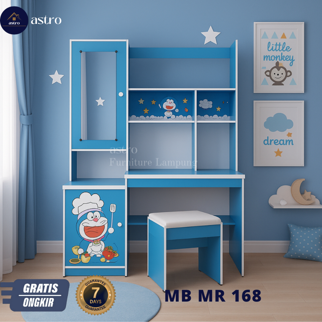 ASTRO MB MR 168 - MEJA BELAJAR KARAKTER ANAK / MEJA BELAJAR KARAKTER KARTUN