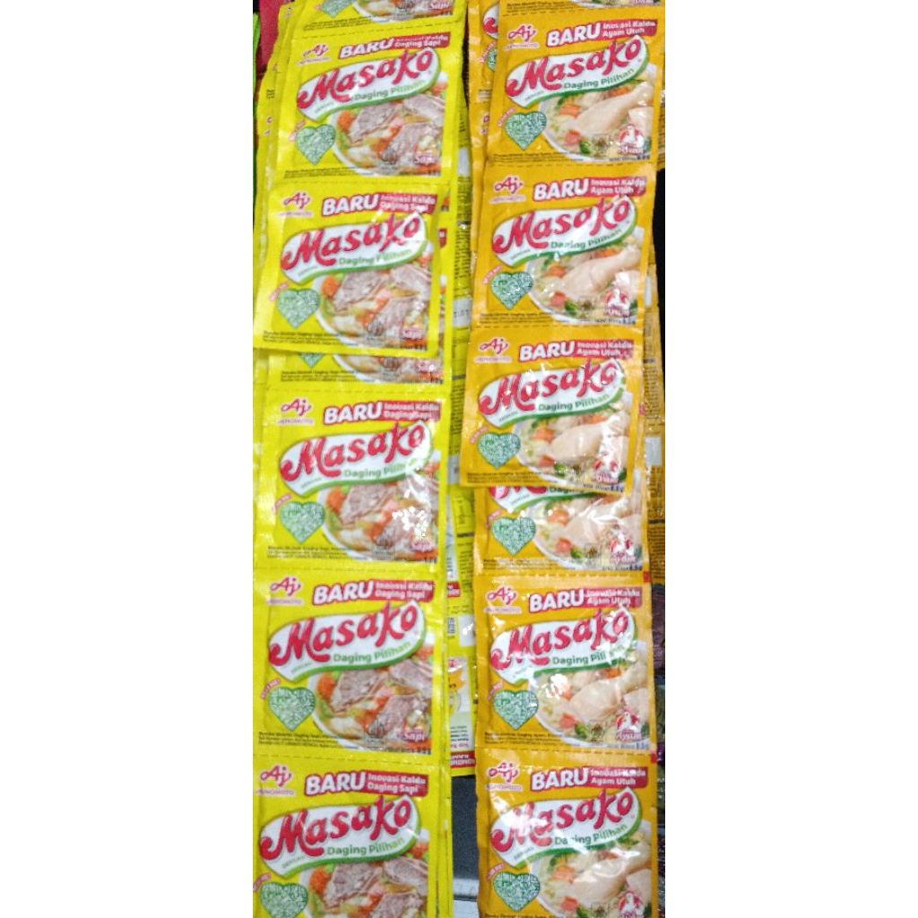 

masako renceng isi 12 sachet bumbu kaldu