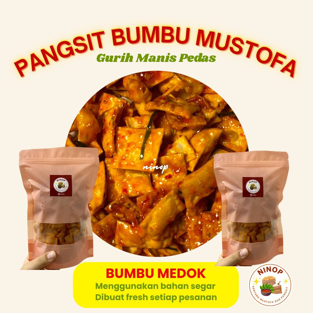 

PANGSIT BALADO MUSTOFA DAUN JERUK – Pangsit Goreng Renyah Pedas Manis Gurih, Camilan & Topping / 200g-500g