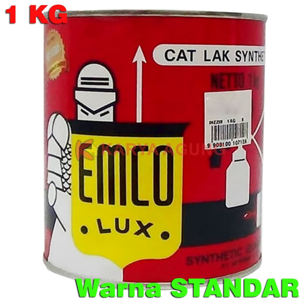 

EMCO Lux 1KG Warna Standar Cat Minyak Kayu Besi / Synthetic Paint 1 KG