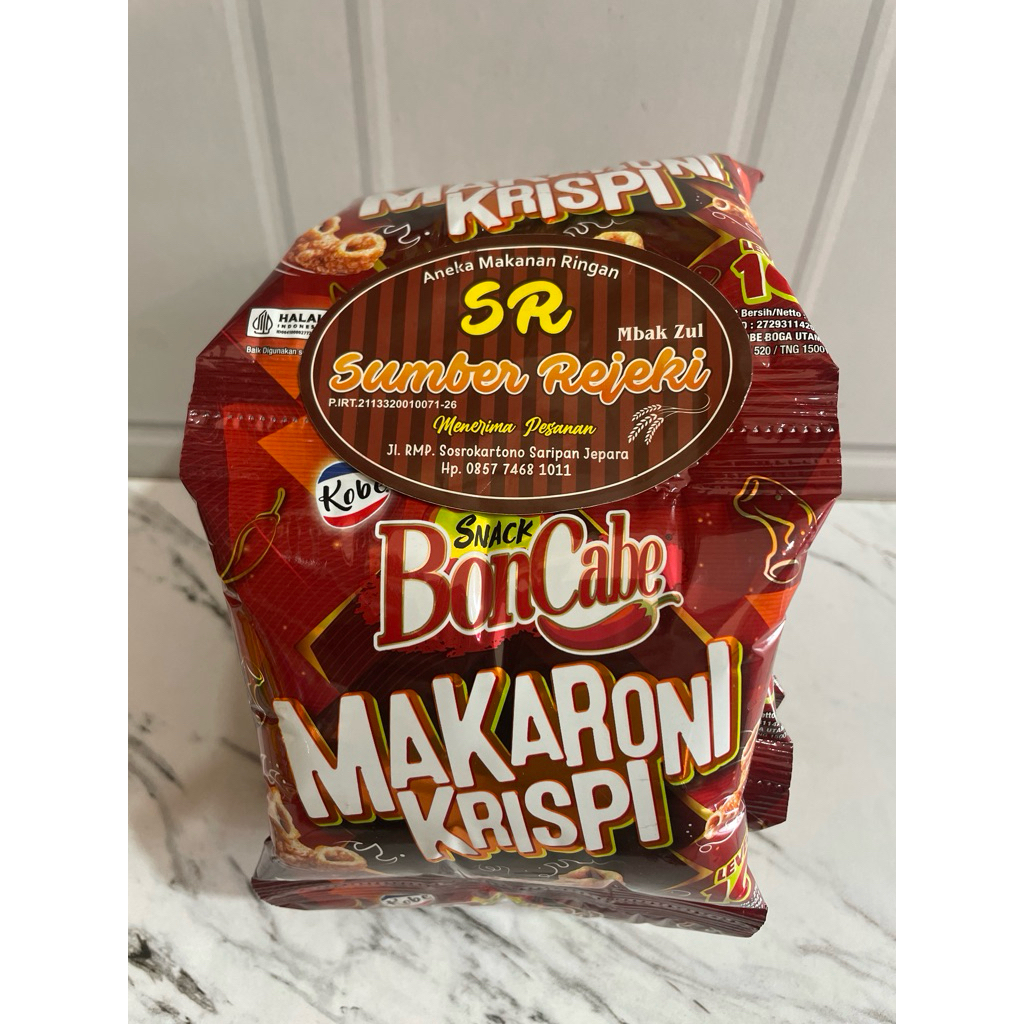 

MAKARONI CRISPY BONCABE LEVEL 10 ISI 10 PCS