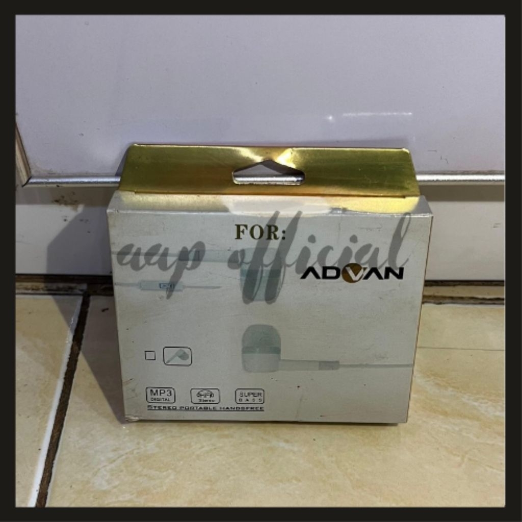 Headset Advan Xiomi Sony Handsfree Stereo Earphone Hf Extra Bass