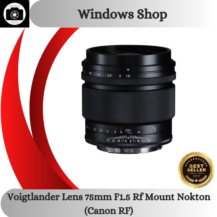 Voigtlander Lens 75mm F1.5 Rf Mount Nokton Garansi Resmi