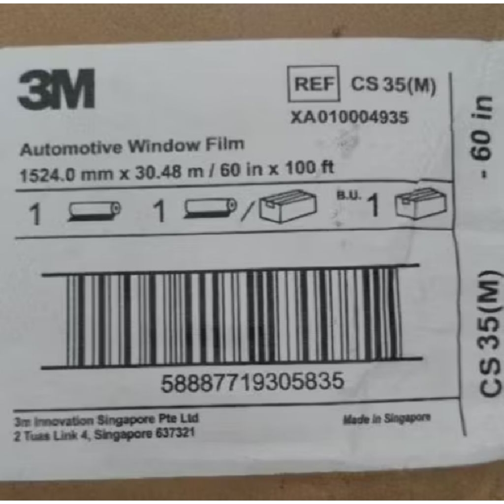 KACA FILM 3M BB 40% 1 ROL