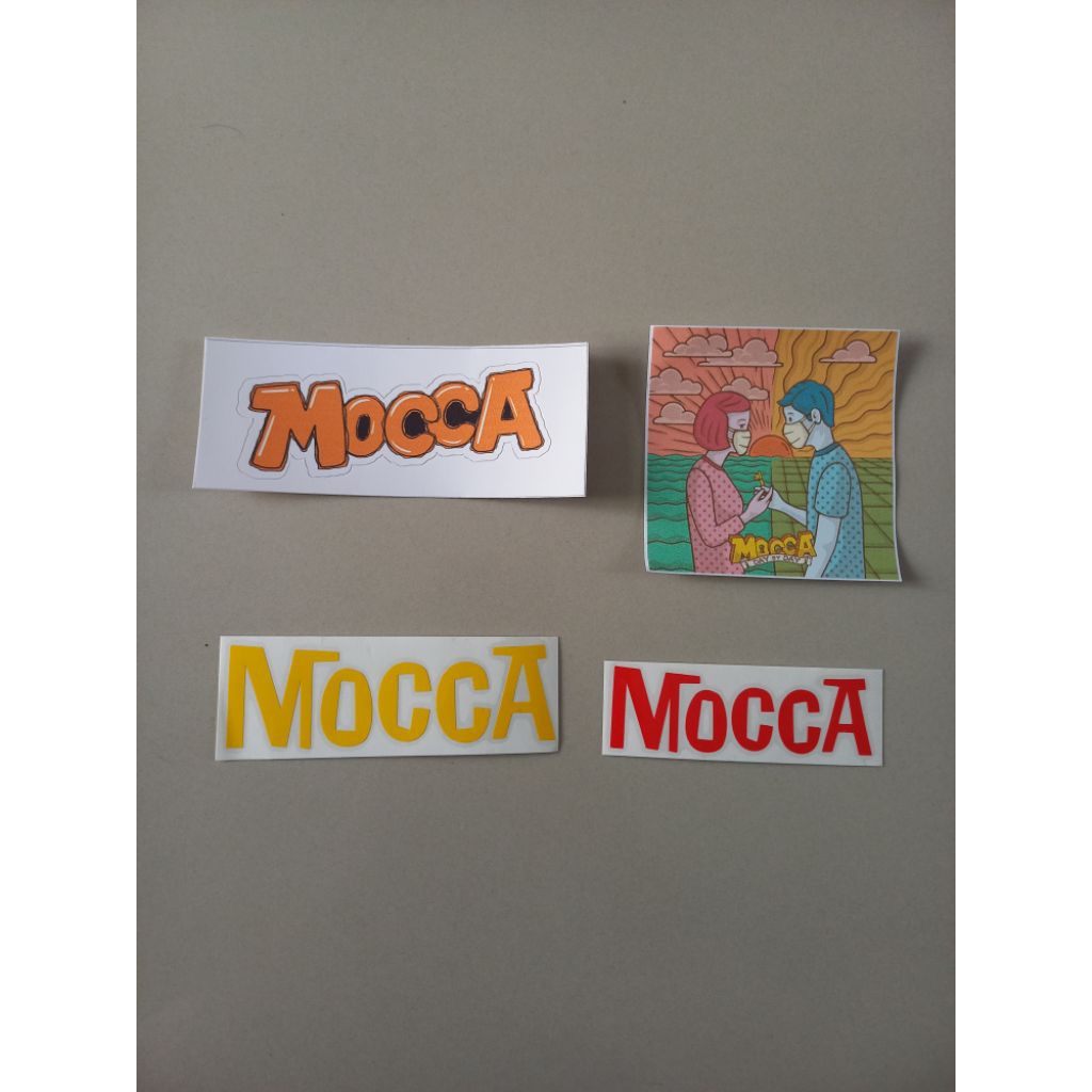 

OFFICIAL PAKET 4 PCS STICKER BAND MOCCA