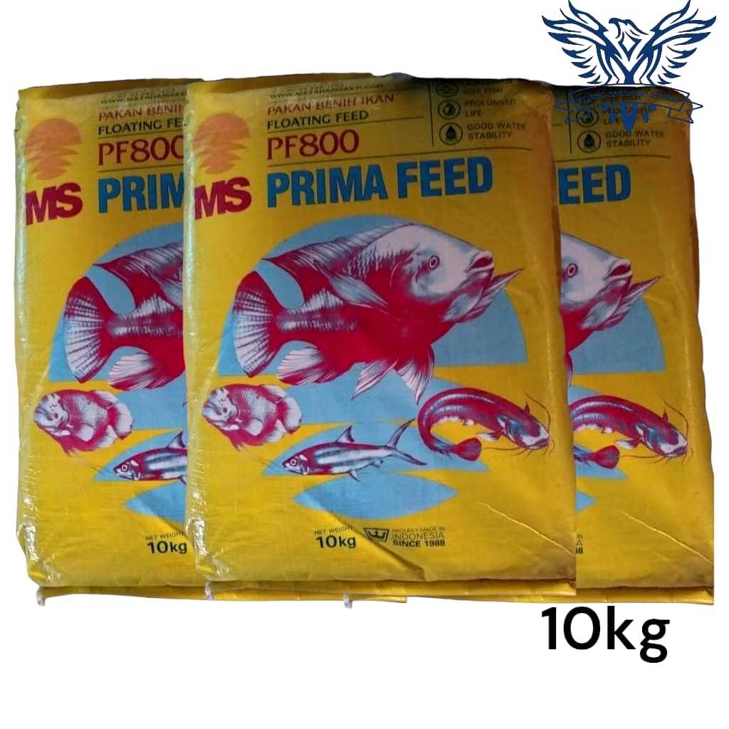 Karungan PF 800 10kg Pakan Benih Ikan Priam Feed