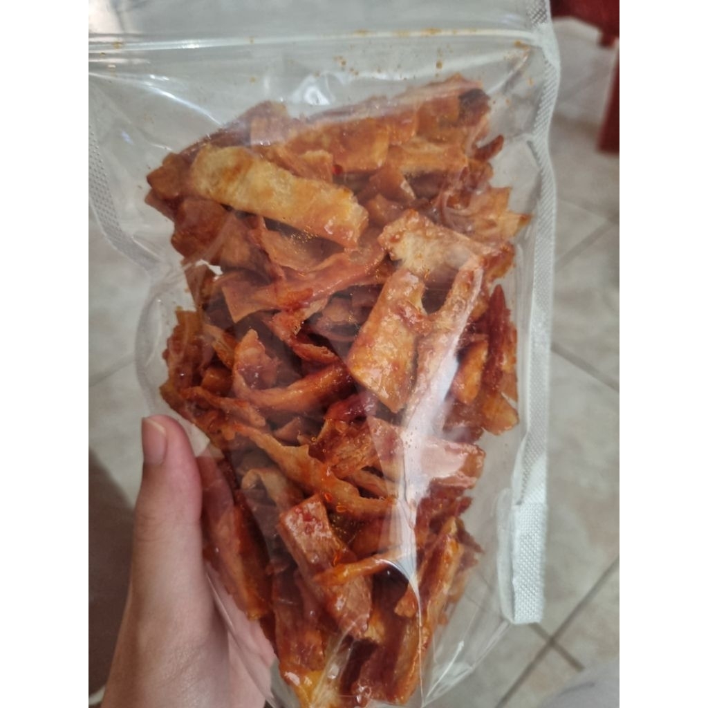 

KERIPIK SINGKONG HANDMADE PEDAS 250GRAM