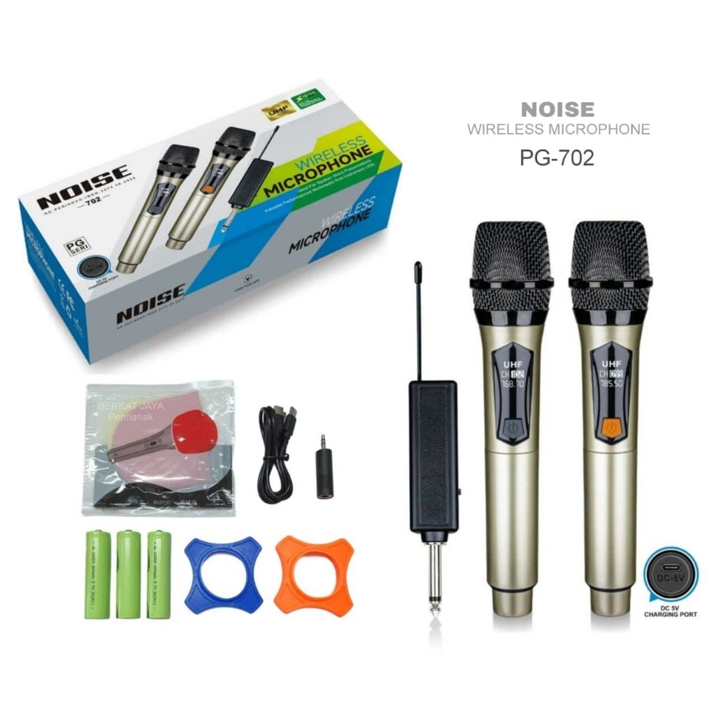Professional Wireless Microphone NOISE PG-702 / W-702