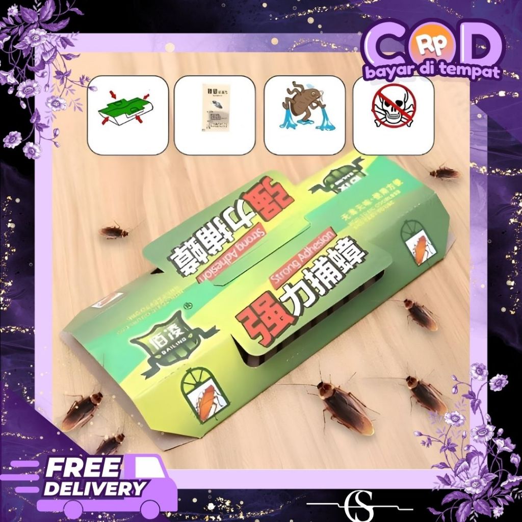 Lem Perangkap Kecoak Cicak / Lem Kecoak Cicak Obat Basmi Pembasmi / Racun Kecoak Cicak