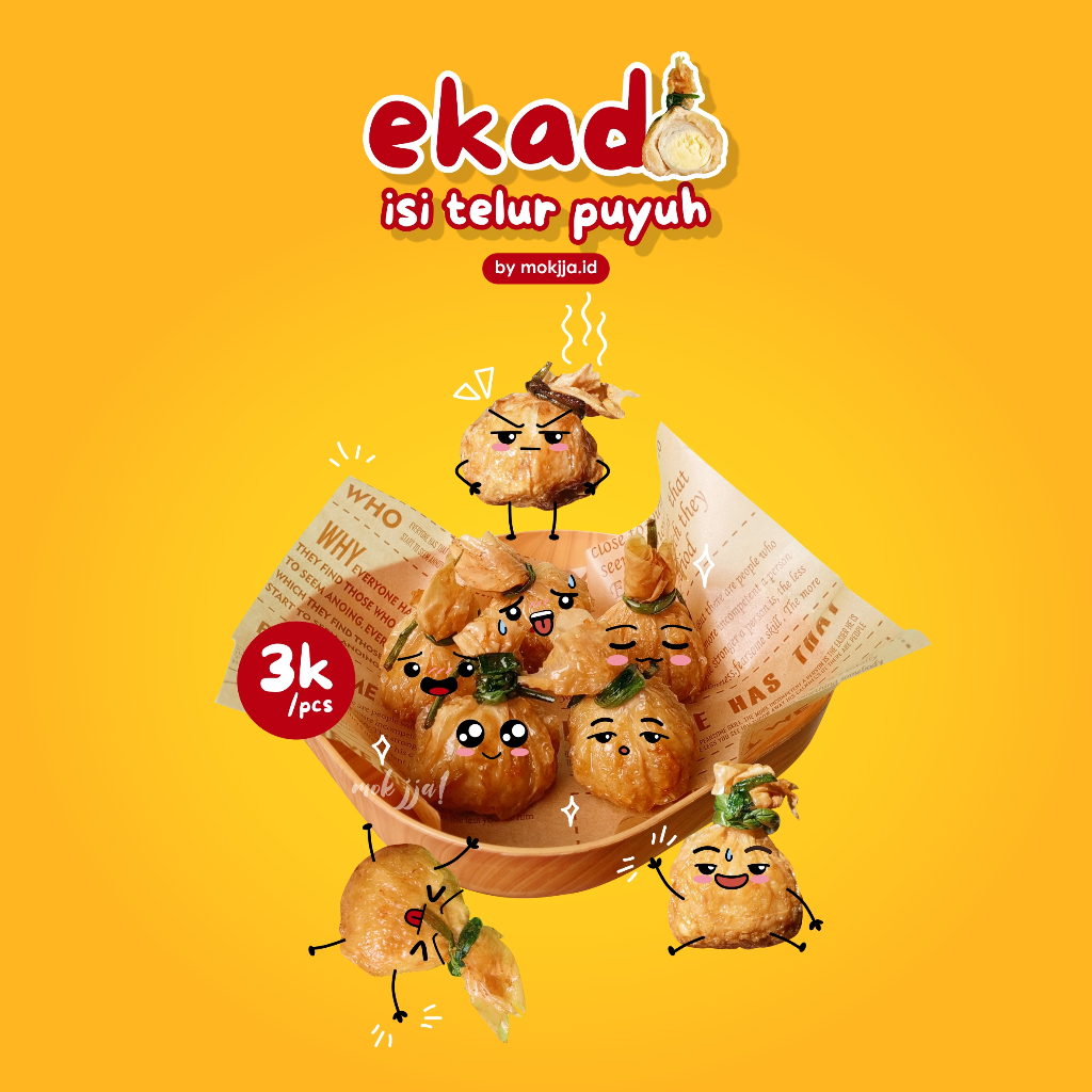 

[SATUAN] EKADO - Dimsum Money Bag Homemade Kemasan Frozen + Sambal Bangkok