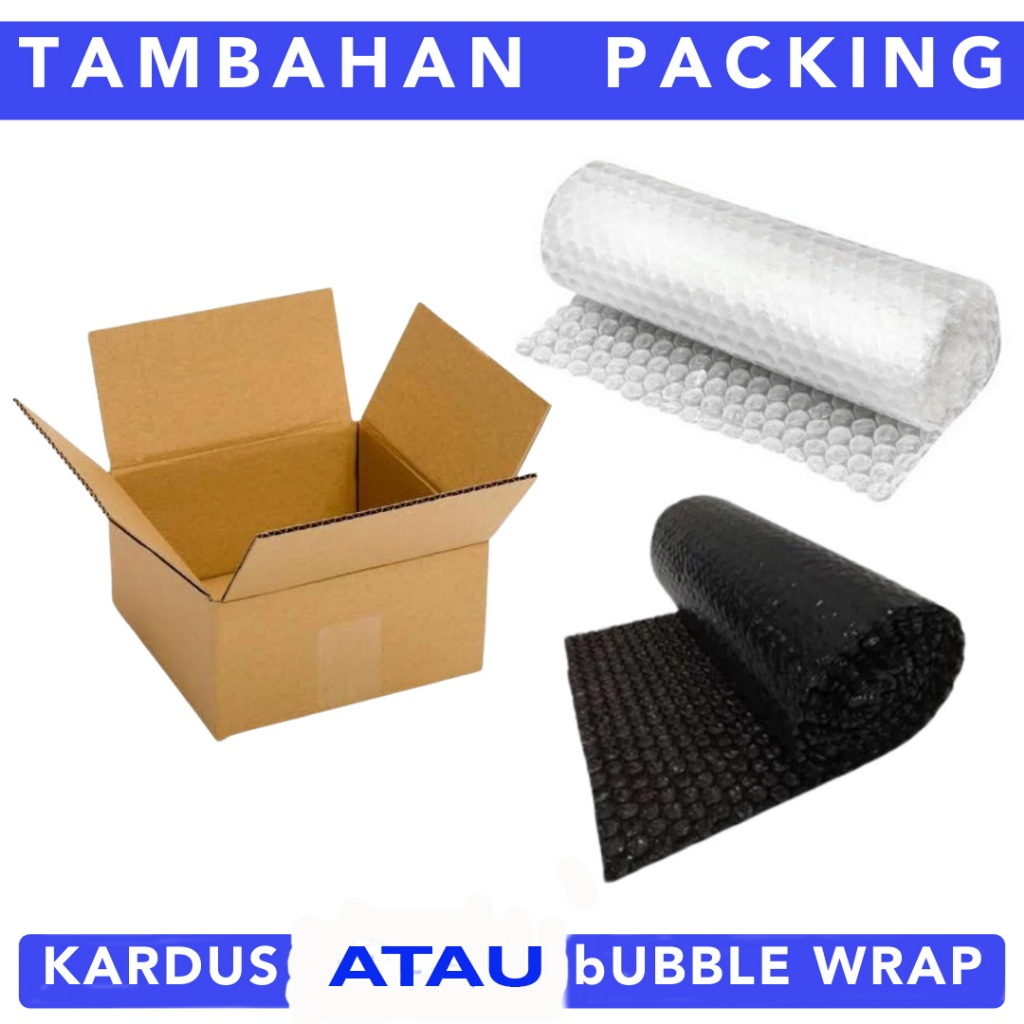 

Extra Bubble Wrap Busa Pelindung / Kardus Keamanan Paket Aman Tebal