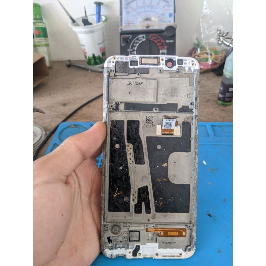 LCD FRAME OPPO F5/F5 YOUTH ORIGINAL COPOTAN baca deskripsi
