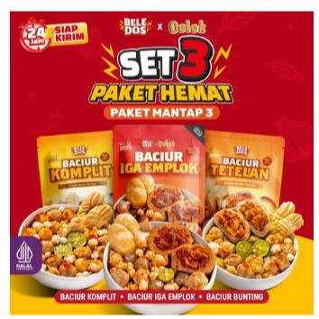 

Beledos Paket Mantap 3 /Baciur Iga Emplok/Baciur Komplit/Baciur Tetelan