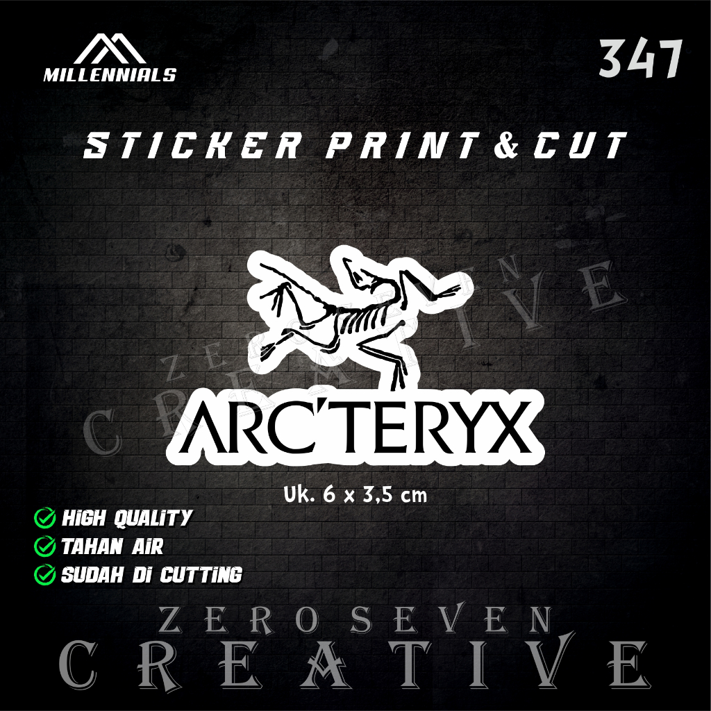 

STIKER ARCTERYX / BRAND OUTDOOR / STIKER VIRAL / LAPTOP / TUMBLER / AESTHETIC / VYNIL / ANTI AIR / PRINT & CUT