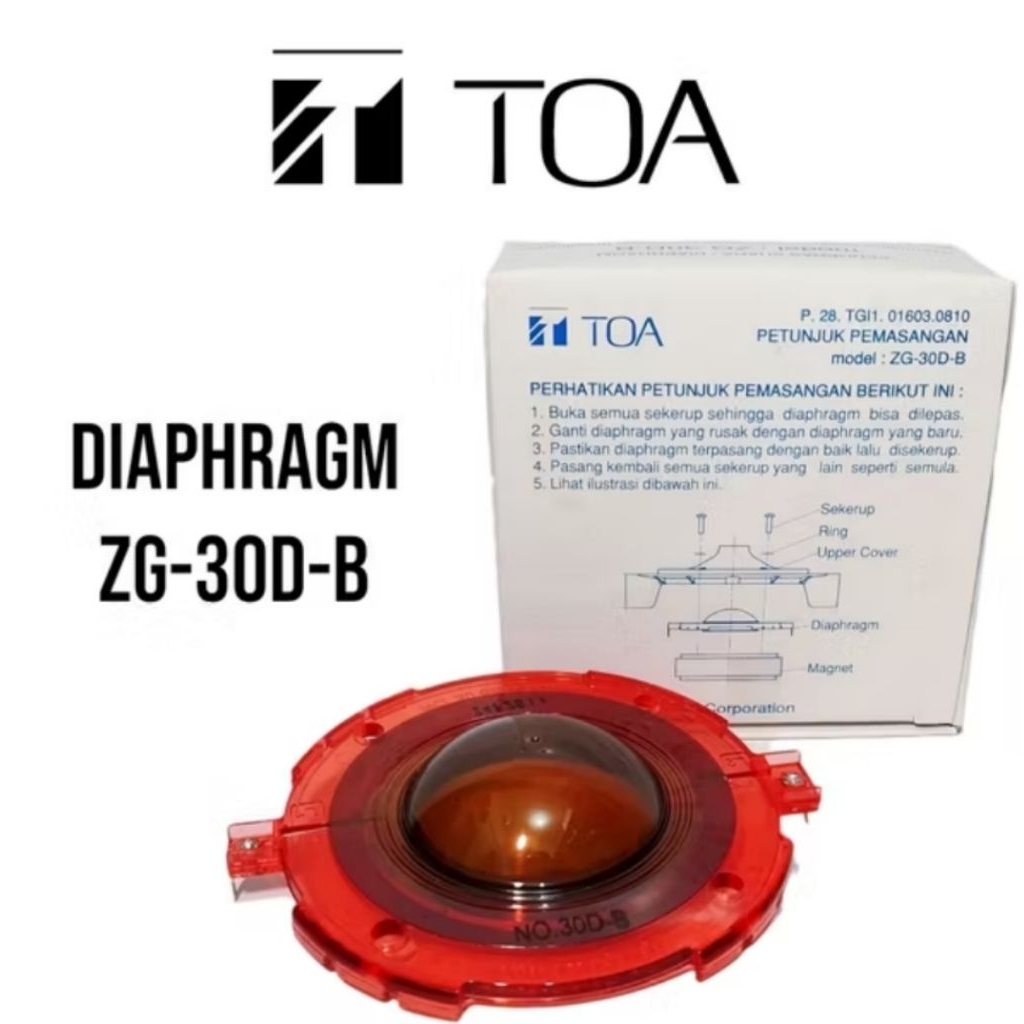 Spul Spool TOA 50 Watt Original ZG-30D-B 50W dan Spul Spool TOA Pengeras Suara 25 Watt ZG-30D-A Orig