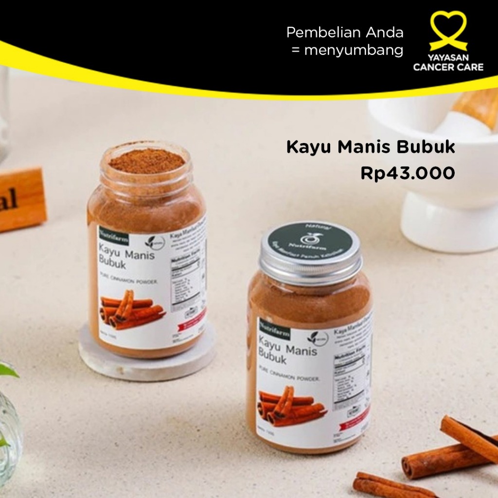 

Nutrifarm Kayu Manis Bubuk 150 gr