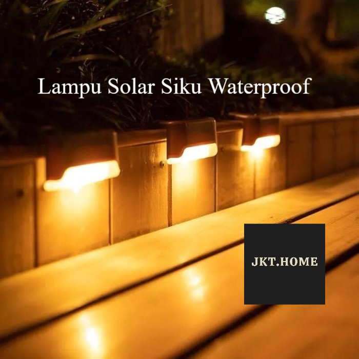 JKT888 Lampu Solar Siku Waterproof Sensor Cahaya Tenaga Surya / Lampu Taman Tenaga Surya