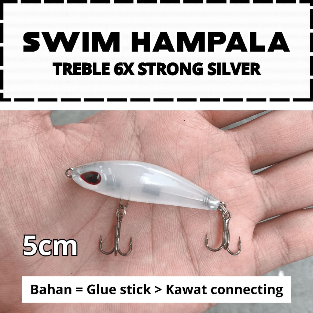 LURE UMPAN CASTING HAMPALA GLUE STICK 5CM UMPAN PANCING HAMPALA