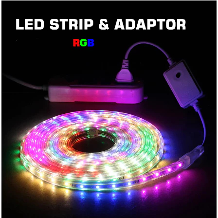 LED STRIP RGB, LED TRIP, LED STRIP SELANG WARNA-WARNI, LED SELANG MERAH PUTIH