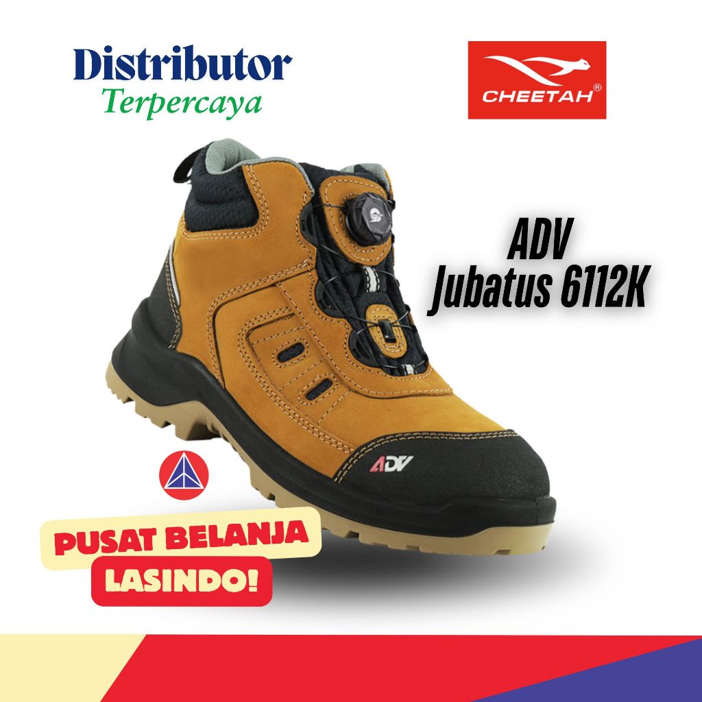 Sepatu Safety Cheetah ADV 6112K Jubatus Yellow Sand