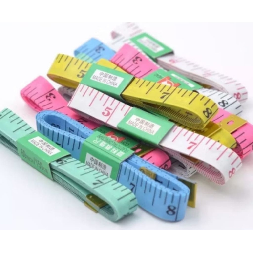 Meteran pita ukur badan baju pengukur mini penjahit