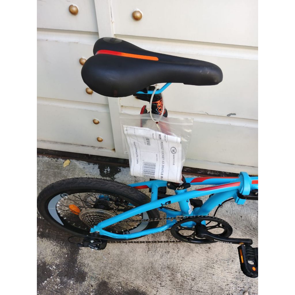 sepeda lipat wim cycle pocket rocket X3
