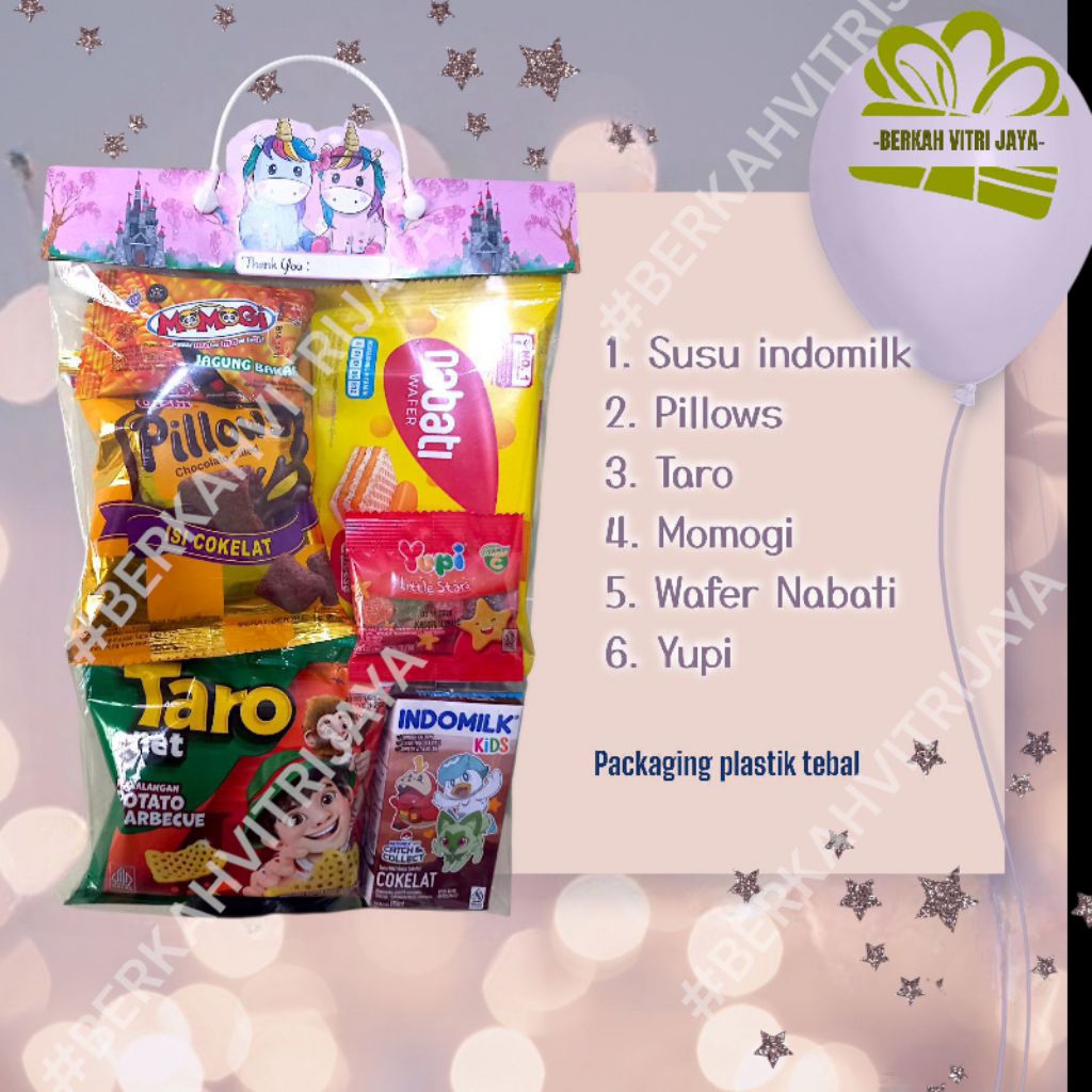 

paket AB&C isi 30 pcs 40 pcs & 50 pcs snack ultah/graduation/syukuran