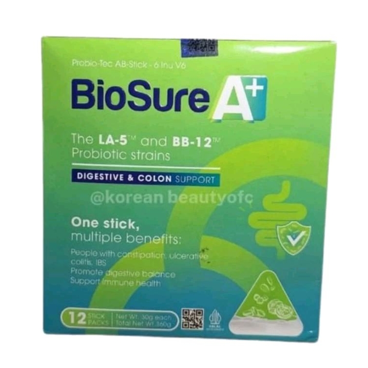 

BIOSURE A+ Milk Susu Probiotik Mengatasi Permasalahan Gangguan Pencernaan Dan Usus Besar