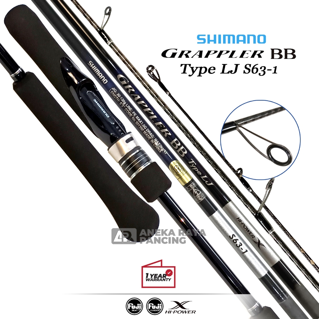 JORAN SHIMANO 21 GRAPPLER BB TYPE LJ / Joran Light Jigging Original Shimano / Joran Laut Best seller