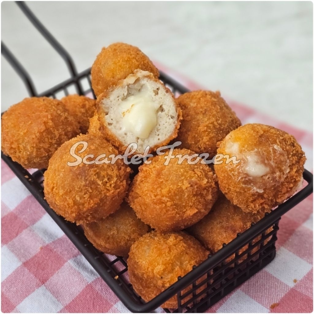 

Premium Chicken Cheese Ball Cheesy Chicken Bites isi 20 pcs