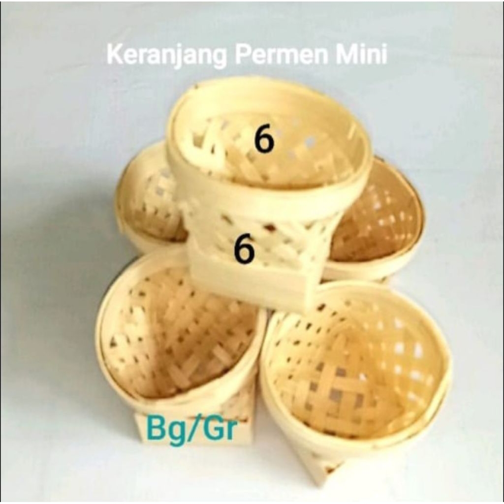 Keranjang Permen Mini /Tusuk Gigi