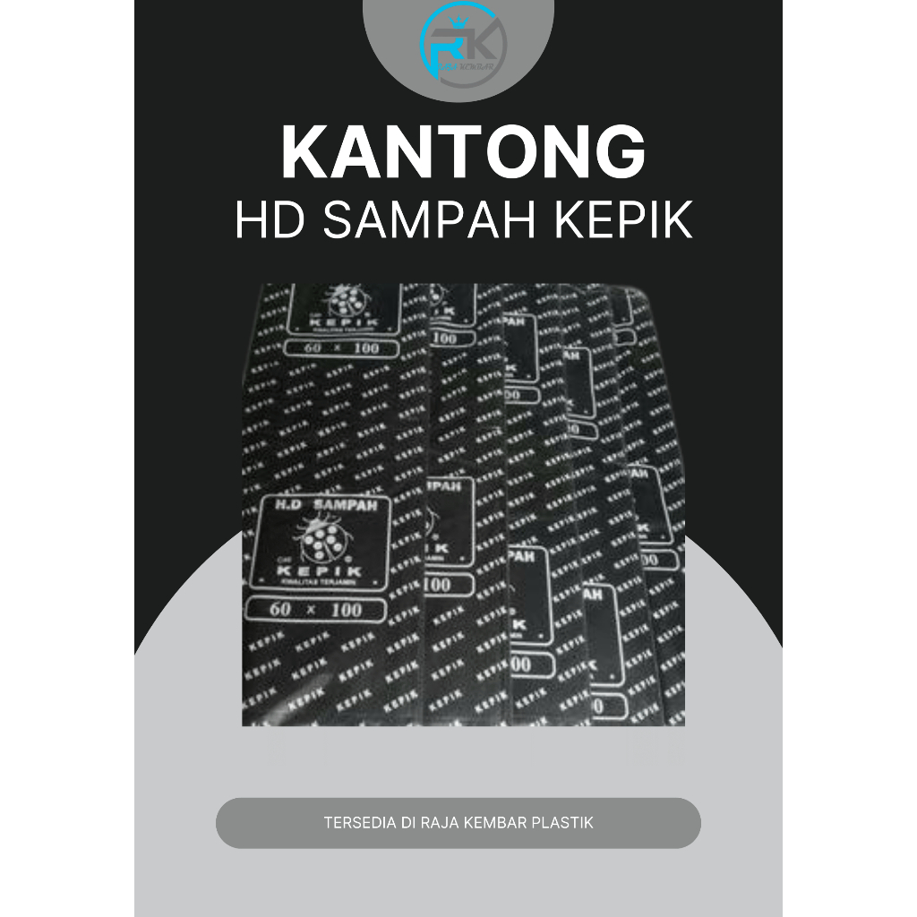 KANTONG PLASTIK HD SAMPAH KEPIK PER PACK
